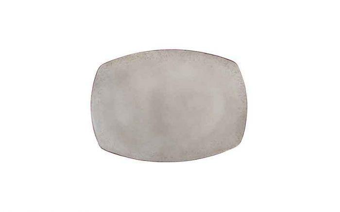 Modern Rustic Rectangular Platter Natural Grey - 28cm (Box of 6)