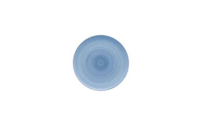 Modern Rustic Flat Coupe Plate Blue - 15cm (Box of 12)