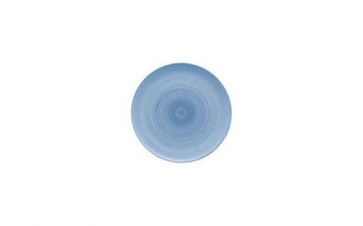 Modern Rustic Flat Coupe Plate Blue - 15cm (Box of 12)