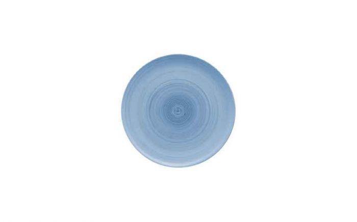 Modern Rustic Flat Coupe Plate Blue - 20cm (Box of 12)