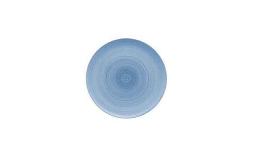 Modern Rustic Flat Coupe Plate Blue - 20cm (Box of 12)