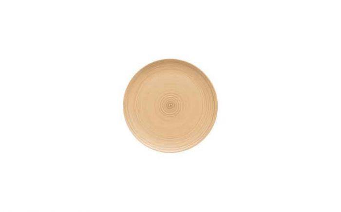 Modern Rustic Flat Coupe Plate Ceramica Sand - 15cm (Box of 12)