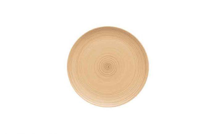 Modern Rustic Flat Coupe Plate Ceramica Sand - 26cm (Box of 6)