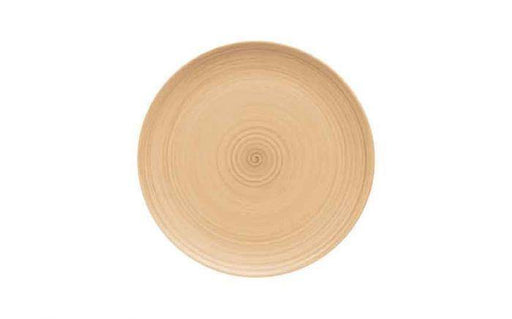 Modern Rustic Flat Coupe Plate Ceramica Sand - 28cm (Box of 6)