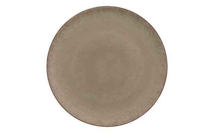 Modern Rustic Flat Coupe Plate Natural Wood - 28cm (Box of 6)