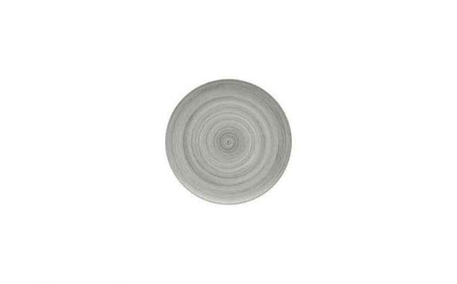 Modern Rustic Flat Coupe Plate Ceramica Grey - 15cm (Box of 12)