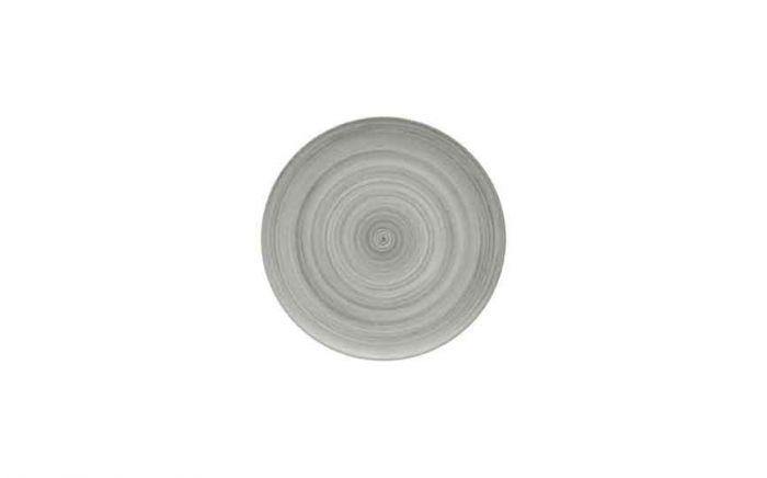 Modern Rustic Flat Coupe Plate Ceramica Grey - 20cm (Box of 12)