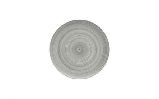 Modern Rustic Flat Coupe Plate Ceramica Grey -26cm (Box of 6)