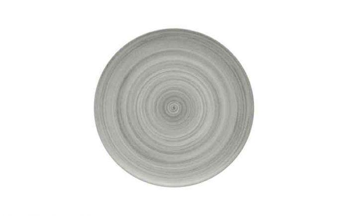 Modern Rustic Flat Coupe Plate Ceramica Grey - 28cm (Box of 6)
