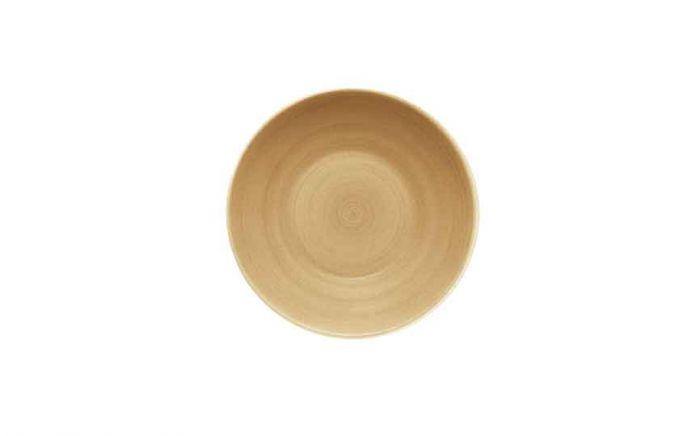 Modern Rustic Deep Coupe Plate Ceramica Sand - 18cm (Box of 12)