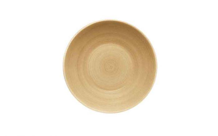 Modern Rustic Deep Coupe Plate Ceramica Sand - 24cm (Box of 6)