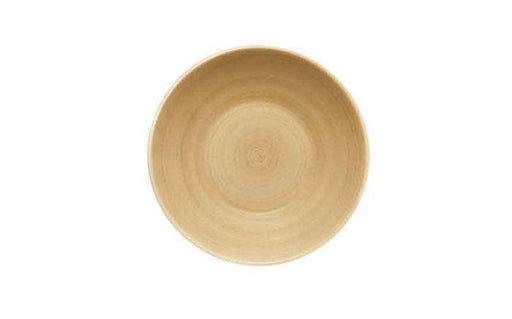 Modern Rustic Deep Coupe Plate Ceramica Sand - 24cm (Box of 6)