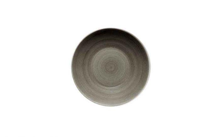 Modern Rustic Deep Coupe Plate Ceramica Wood - 18cm (Box of 12)