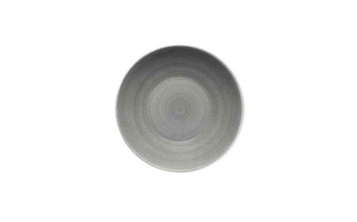 Modern Rustic Deep Coupe Plate Ceramica Grey - 18cm (Box of 12)