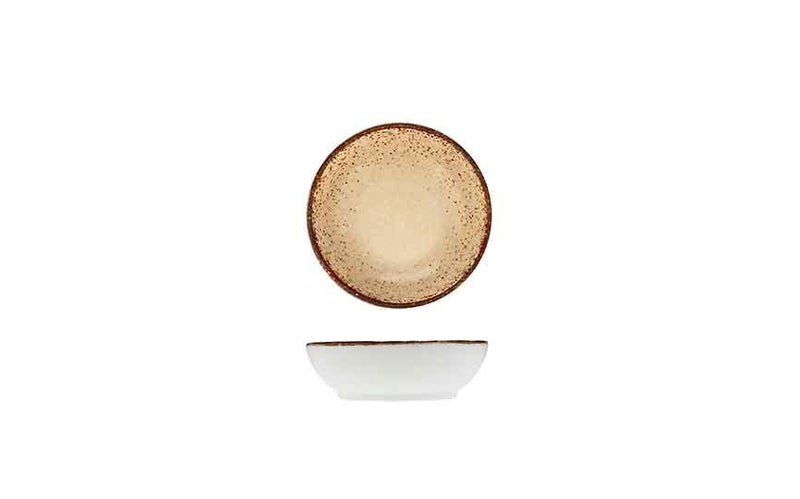 Modern Rustic Dish Natural Sand - 8cm (Box of 24)