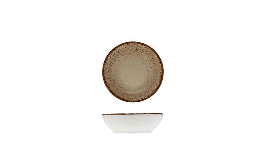 Modern Rustic Dish Natural Wood - 8cm (Box of 24)