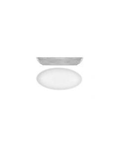 15.75 cl Modern Rustic Oval Dish Ceramica Grey - 23cm (Box of 6)