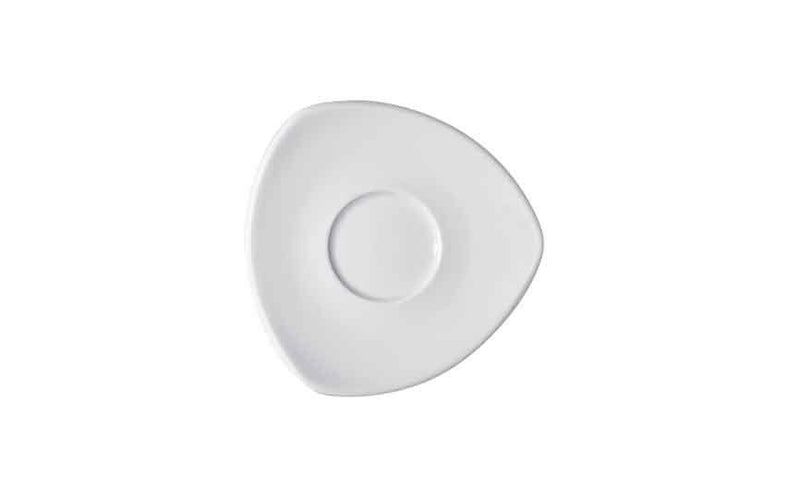 Options Triangular Coupe Saucer - 11cm (Box of 12)