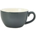 Porcelain Grey Bowl Shaped Cup 17.5cl/6oz