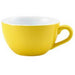 Porcelain Yellow Bowl Shaped Cup 17.5cl/6oz