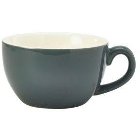 Porcelain Grey Bowl Shaped Cup 25cl/8.75oz