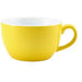 Porcelain Yellow Bowl Shaped Cup 25cl/8.75oz