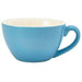 Porcelain Blue Bowl Shaped Cup 34cl/12oz