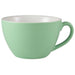 Porcelain Green Bowl Shaped Cup 34cl/12oz