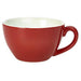 Porcelain Red Bowl Shaped Cup 34cl/12oz