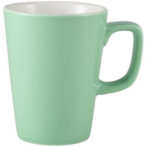 Porcelain Green Latte Mug 34cl/12oz