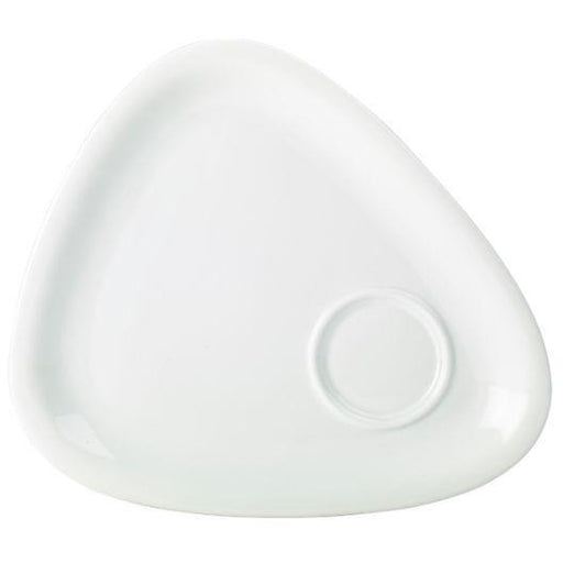Porcelain Triangular Gourmet Plate 28cm/11"