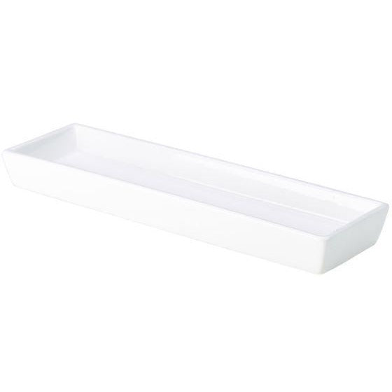 Porcelain Rectangular Dish Holder 28 x 8cm/11 x 3.25"