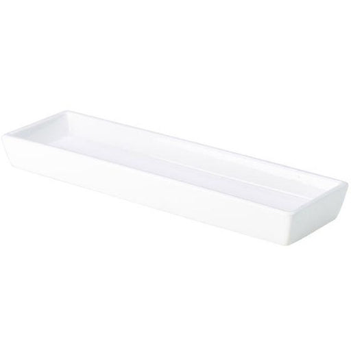 Porcelain Rectangular Dish Holder 28 x 8cm/11 x 3.25"