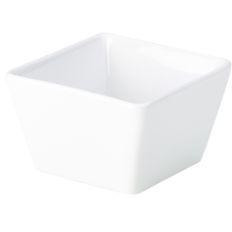 Porcelain Square Dish 8.5 x 5.5cm/3.25 x 2.25"
