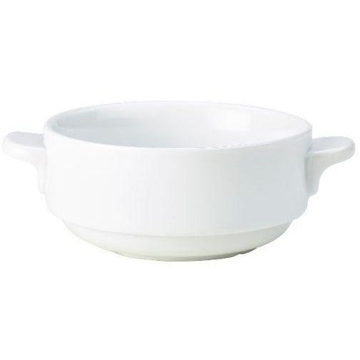Porcelain Lugged Soup Bowl 25cl/8.75oz
