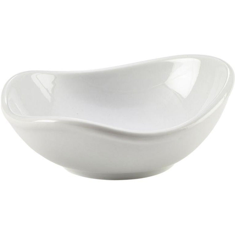 Porcelain Organic Triangular Bowl 12.7cm/5"