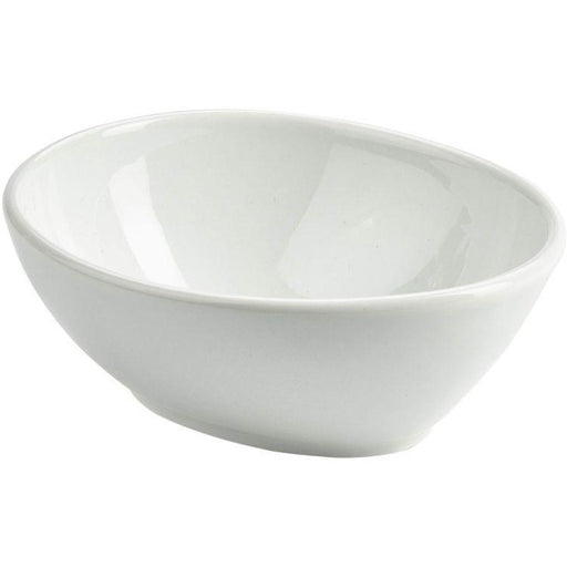 Porcelain Organic Oval Bowl 15.4 x 12.8cm/6 x 5"