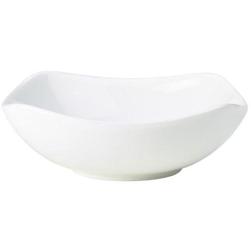 Porcelain Rounded Square Bowl 20cm/7.75"