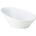 Porcelain Oval Sloping Bowl 16cm/6.25"