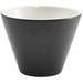 Porcelain Matt Black Conical Bowl 10.5cm/4"