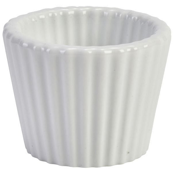 Porcelain Fluted Ramekin 5.8cm/2.25"