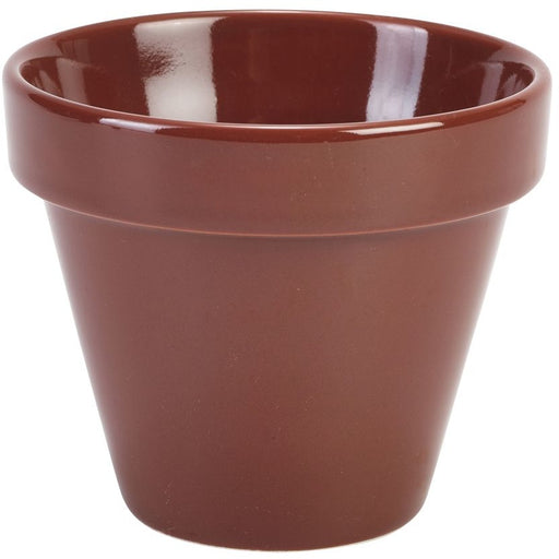 Porcelain Plant Pot 11.5 x 9.5cm/4.5 x 3.75"