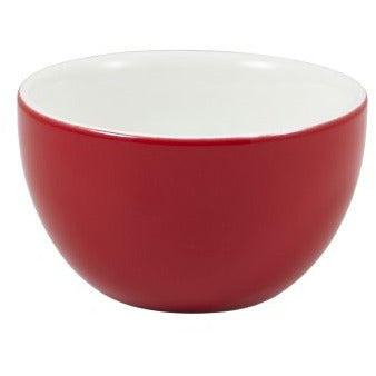 Porcelain Red Sugar Bowl 17.5cl/6oz
