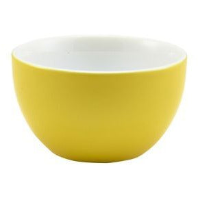 Porcelain Yellow Sugar Bowl 17.5cl/6oz