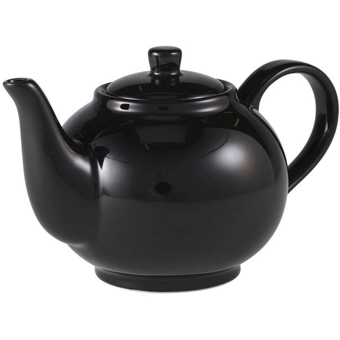 Porcelain Black Teapot 45cl/15.75oz