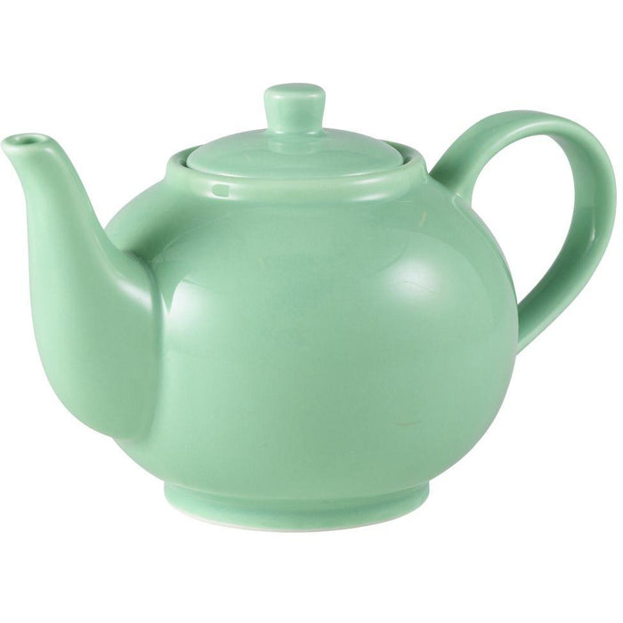 Porcelain Green Teapot 45cl/15.75oz