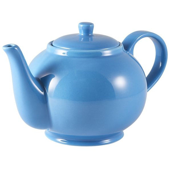 Porcelain Blue Teapot 85cl/30oz
