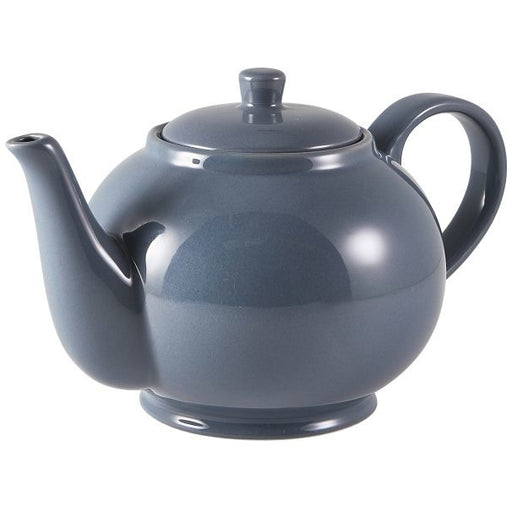 Porcelain Grey Teapot 85cl/30oz