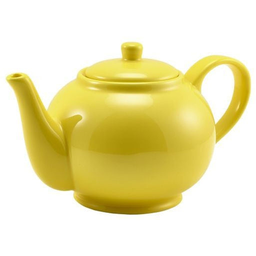 Porcelain Yellow Teapot 85cl/30oz