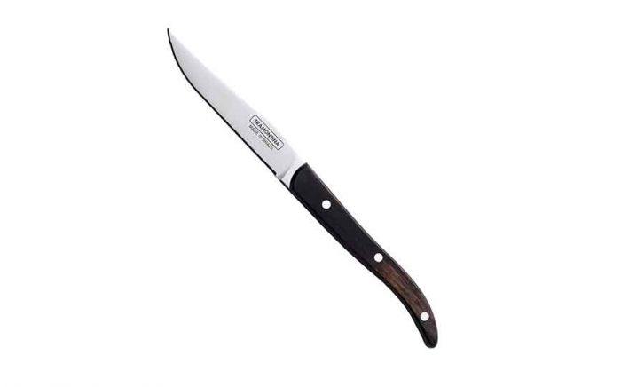 French Style Polywood Micro Serrated 5Ó Blade Steak Knife (Light Black) (Box of 12)